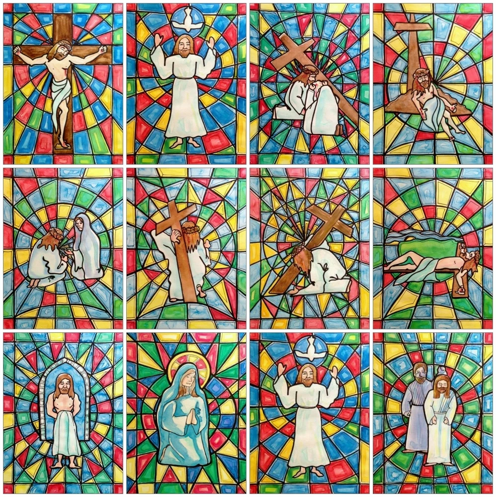 

AZQSD полностью квадратная Алмазная вышивка, мозаика с изображением Иисуса, ручная работа, алмазная картина, религиозная картина, домашний де...