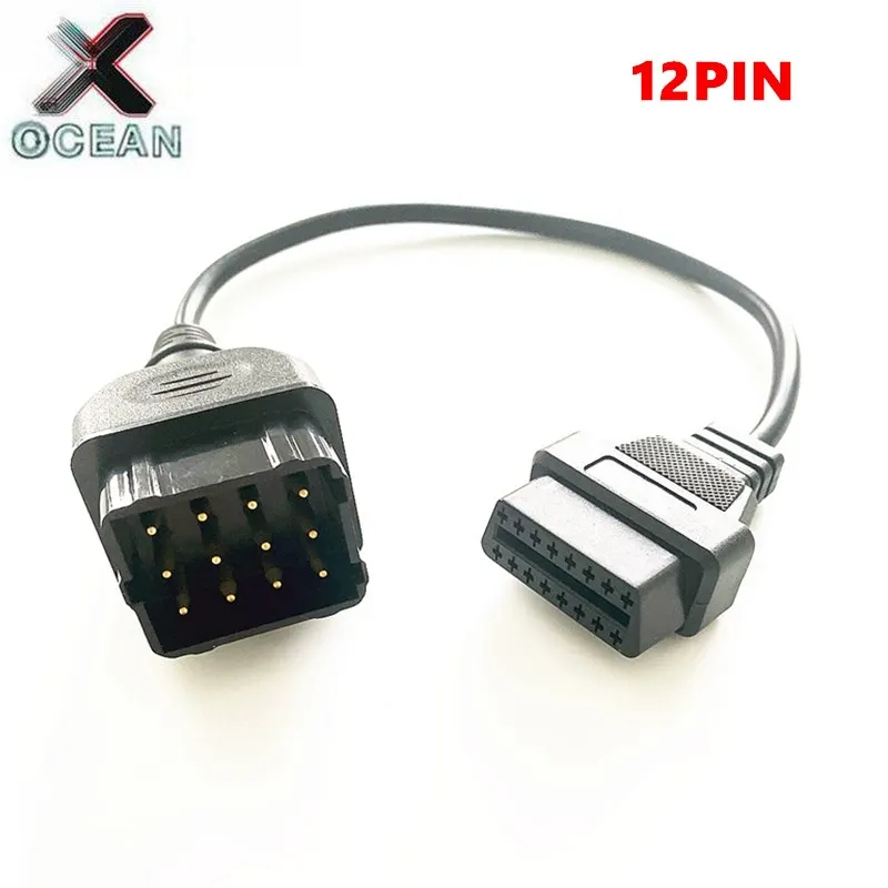 Новый OBD2 сканер кабель для ГАЗ 12Pin 16Pin разъем 12 контактный 16pin переходник с