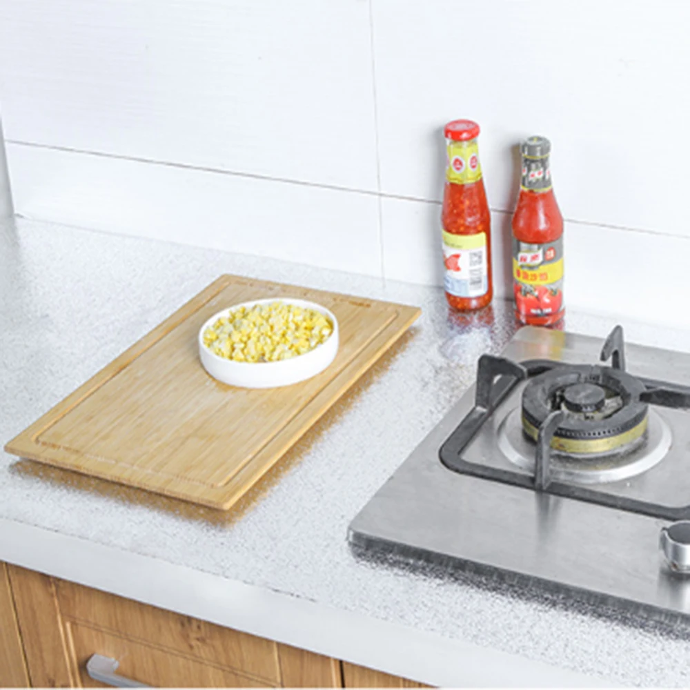 Кухонная алюминиевая фольга наклейка для плиты маслостойкая водостойкая шкафа