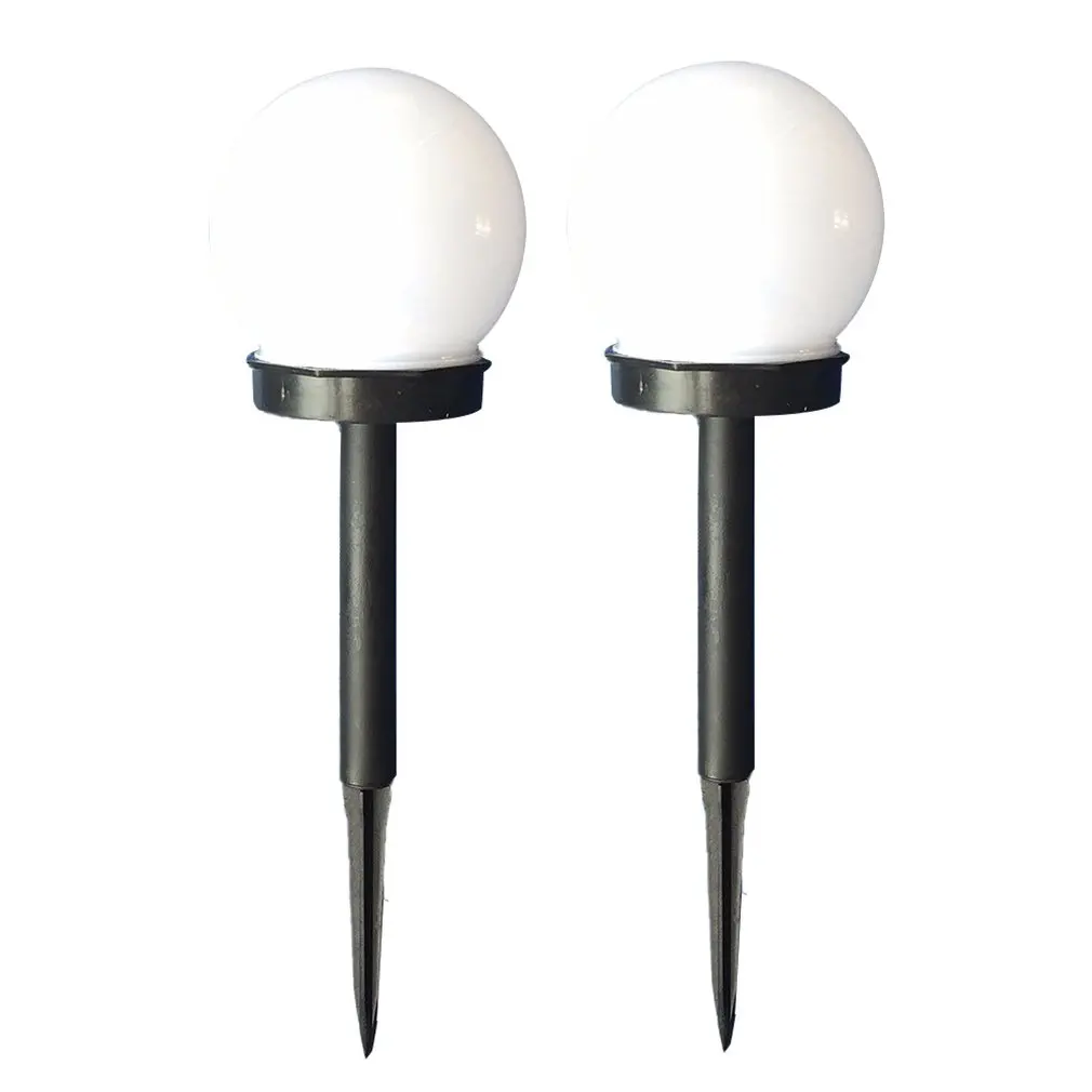 2 шт. набор наружный садовый светильник креативный солнечный s белый для