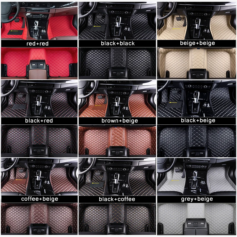 AUTOROWN 3Д Кожаные коврики в салон автомобиля для Honda (для Хонда) CR V II III IV 2001 2018 года