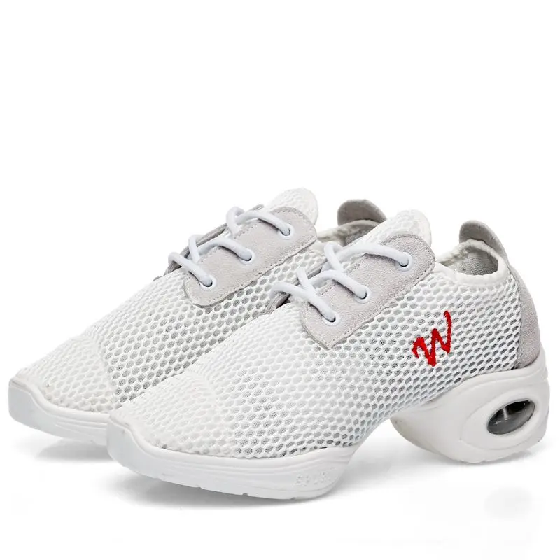 Женские Танцевальные Кроссовки на среднем каблуке для девочек современная