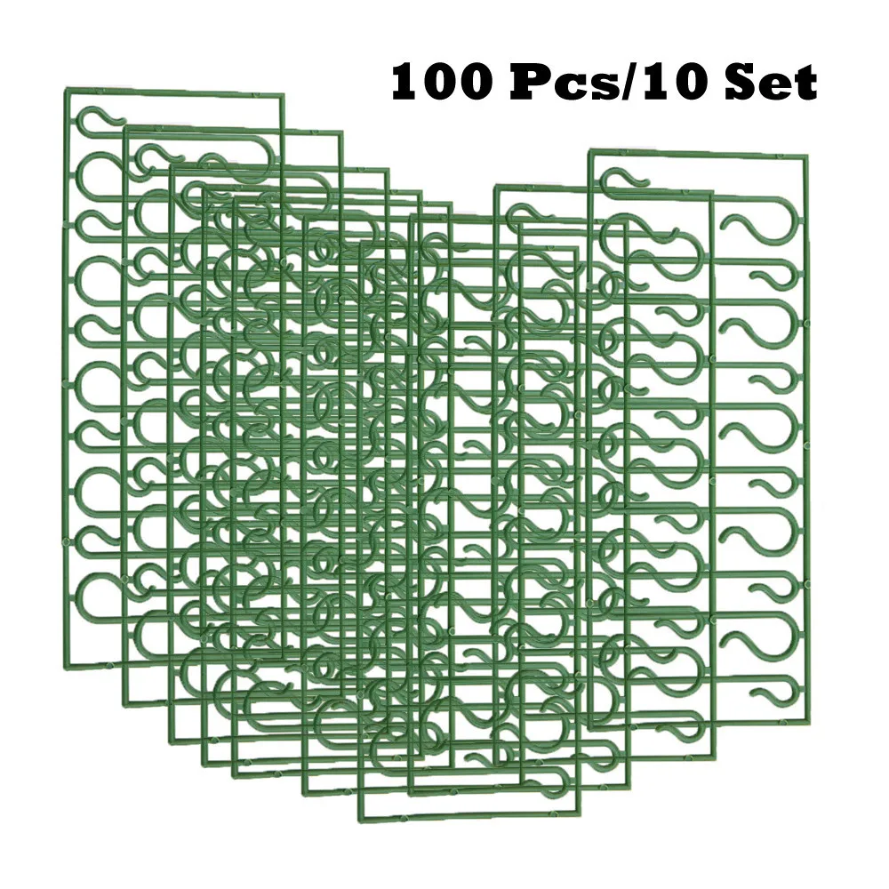 50/100 шт. S-образные крючки для украшения ёлки