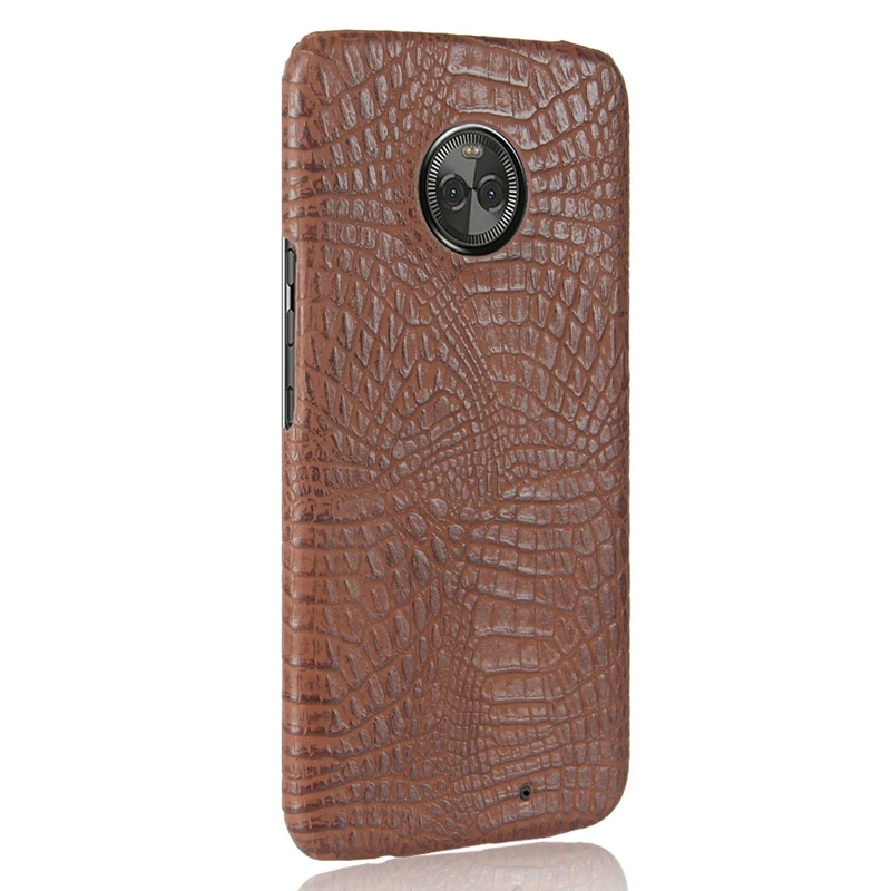 UPaitou for Motorola Moto X4 Case Luxury Crocodile Print Leather Cases Back Cover X 4th XT1900 Phone Bag Coque |
