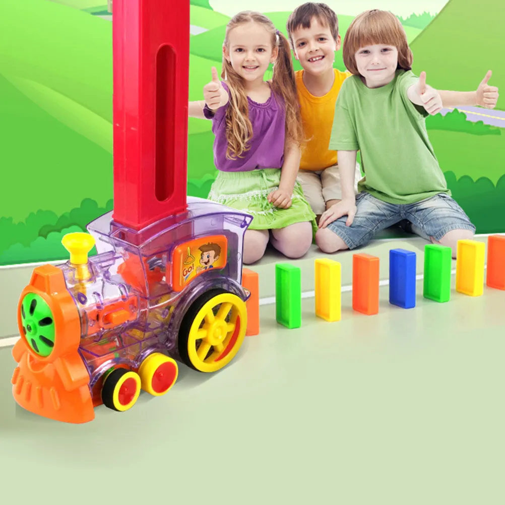 Игра домино обучающая игрушка поезд строительные блоки Набор и штабелируемые