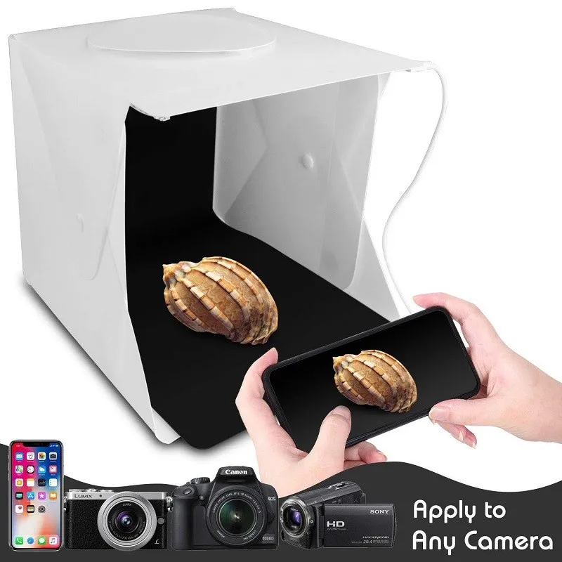 

Складной мини-лайтбокс, студийный софтбокс для фотосъемки, Фотофон для DSLRCamera, тент, набор софтбоксов для демонстрации товаров