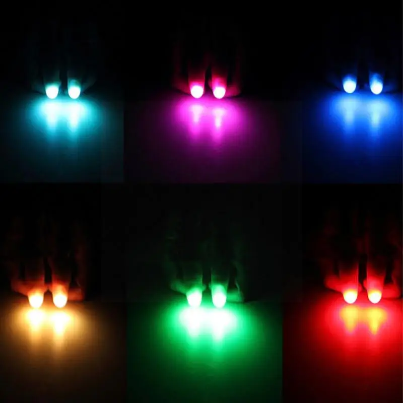

1 Pair Thumbs Led Light up Toys Kids Magic Trick Props Fantastic Luminous Funny Fingers Gifts Children Flashing Glowing Toy R6T4