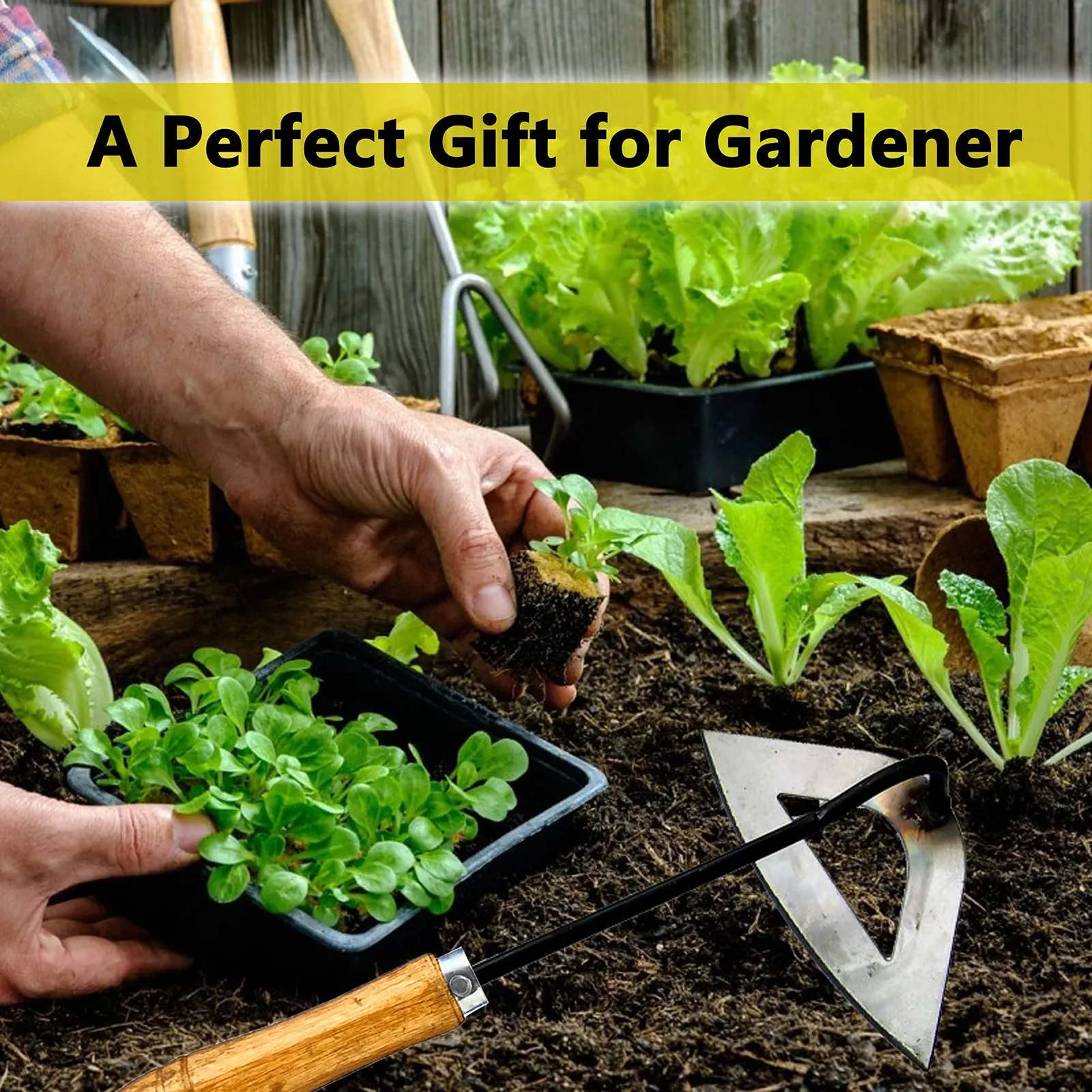 Ручная лопатка аксессуары острые и прочные садовые инструменты ручка для сада