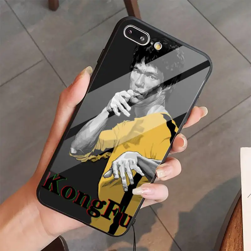 

Kungfu Taekwondo Phone Case Tempered glass For iphone 5C 6 6S 7 8 plus X XS XR 11 PRO MAX