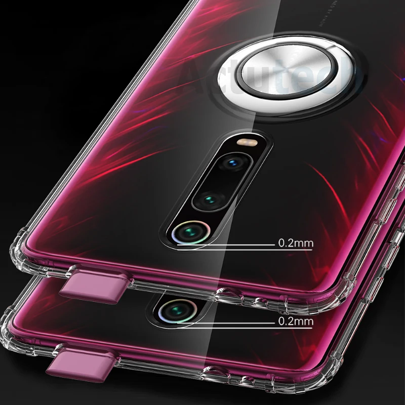 Чехол для xiaomi mi 9t чехол Red Note 7 K20 Pro 9 SE задняя крышка прозрачный из ТПУ магнитный