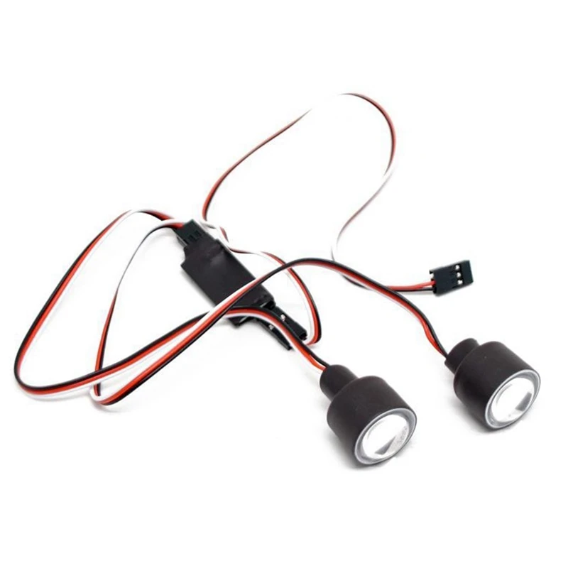 

Светодиодные фары на радиоуправлении для автомобилей на гусеничном ходу 1/8 1/10 RC Axial SCX10 90046 YK4082 YK4101 YK4102 KM RC4WD D90