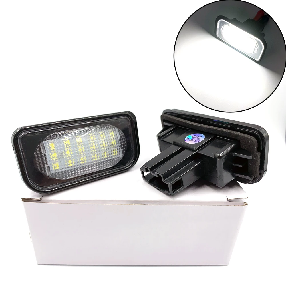 Светодиодные лампы для номерного знака Mercedes Benz C Class W203 Sedan SL R230 CLK W209 C209 A209 Стайлинг