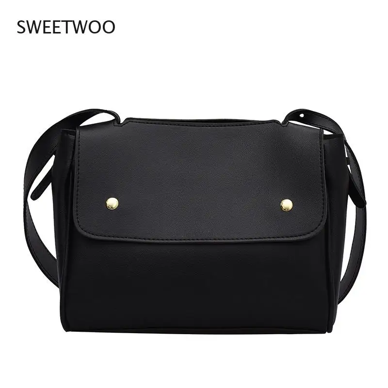 

Bags for Women Simple Shoulder Bag Female 2021 New Bags Tide Version Solid Color Messenger Bag