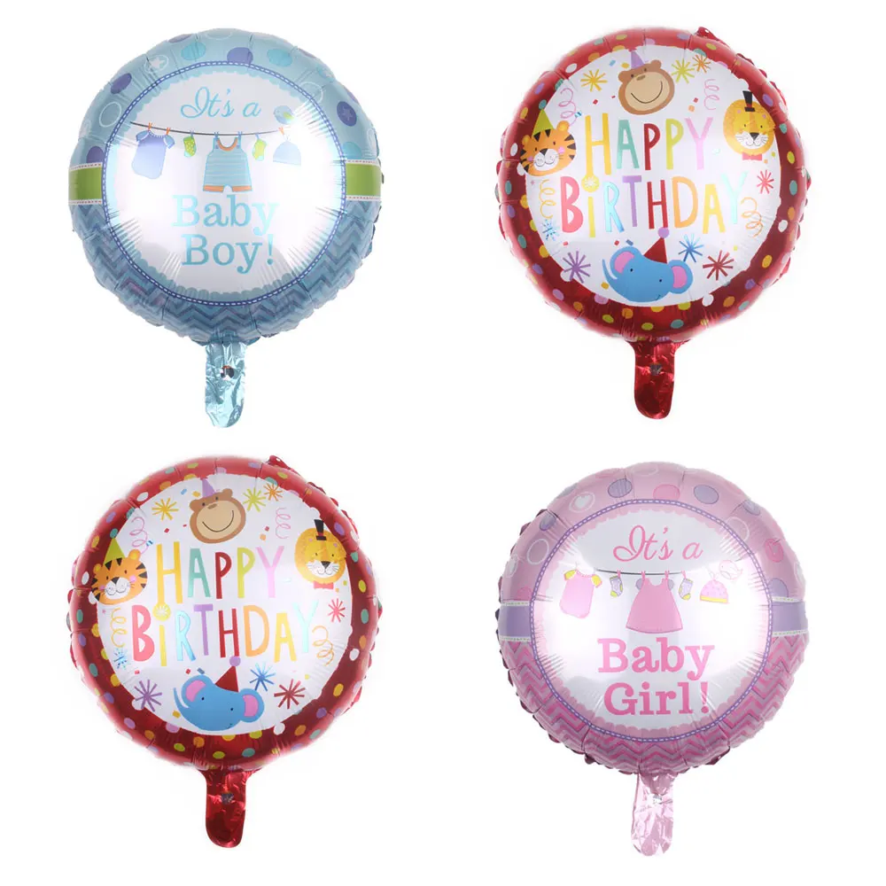 

18inch Boy Girl Foil Balloons Kids Toys Adult Birthday Ballons Baby Shower Decorations Wedding Anniversaire Party Supplies