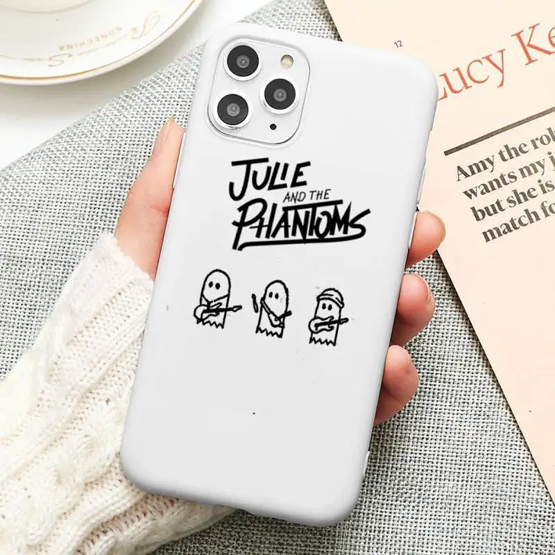 

American TV Julie and the Phantoms Phone Case Candy Color for iPhone 11 12 mini pro XS MAX 8 7 6 6S Plus X 5S SE 2020 XR cover