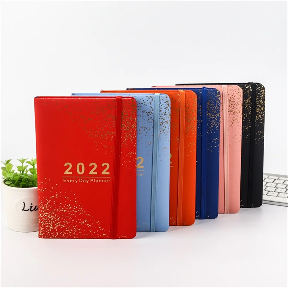 2022 утолщенная искусственная кожа мягкий кожаный школьный планировщик