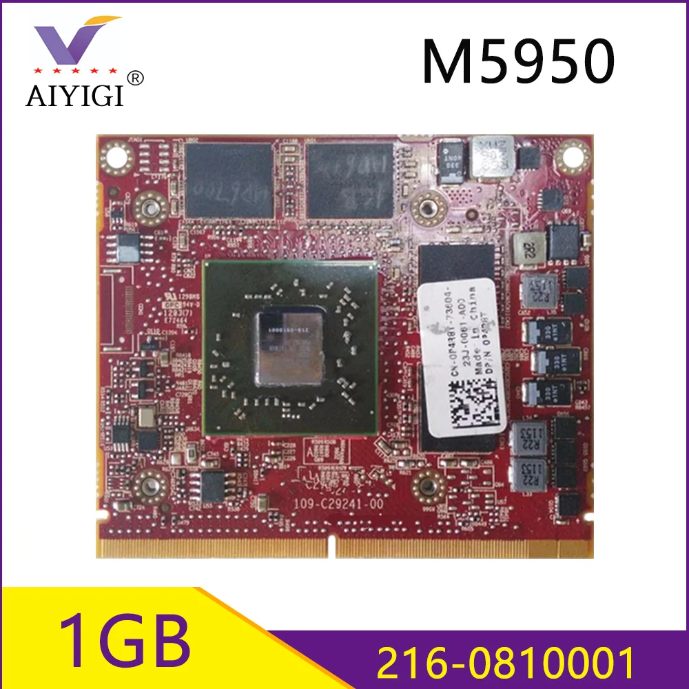 Видеокарта FirePro M5950 GDDR5 1 ГБ 216 0810001 с X кронштейном HD6770 HD6770M для Dell M4600 M4700 6700M 100% ТЕСТ