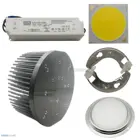 CREE CXB3590 COB LED светильник для выращивания растений, идеальный держатель 50-2303CR 133 мм, радиатор, драйвер Meanwell, фотоэлемент 100 мм, стеклянный объектив, DIY Полный комплект