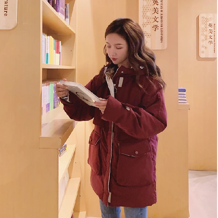 

Cheap wholesale 2019 new autumn winter selling women's fashion netred casual warm jacket female bisic coats BP805