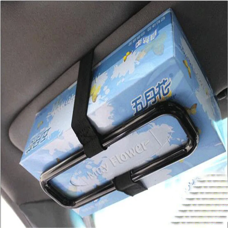 

1 Pcs new portable car sun visor paper towel holder car seat back accessories clip bracket auto parts