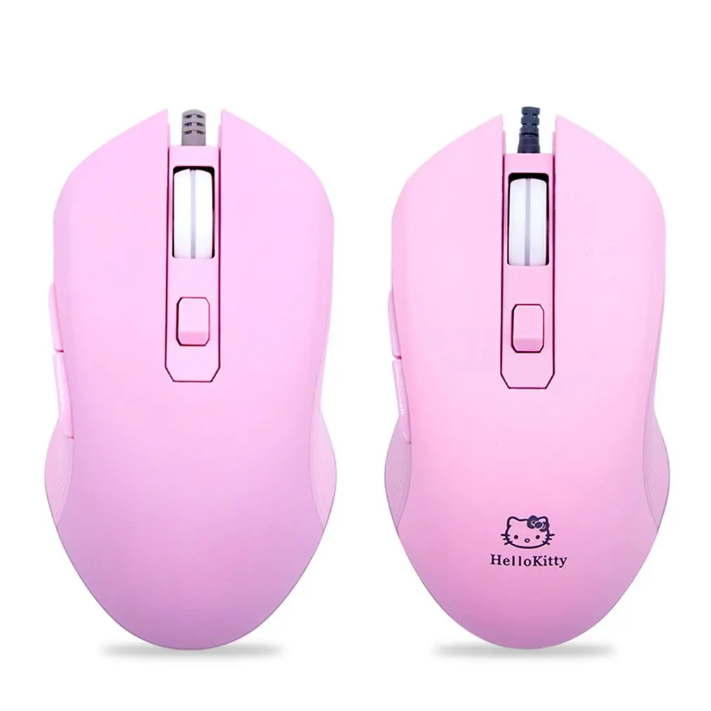 Фотоэлектрическая Проводная игровая мышь Esports Lighting mouse, розовая, для офиса, дома, компьютера, периферийные аксессуары