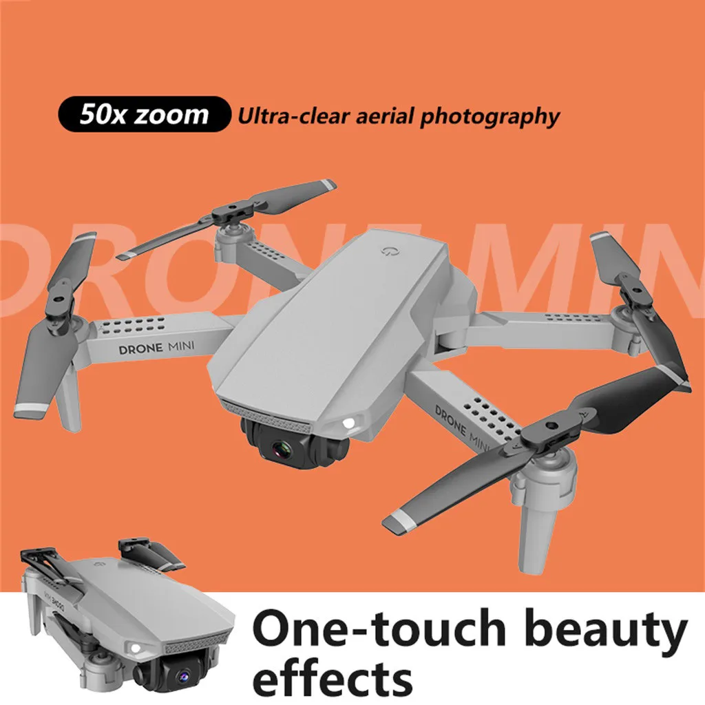 Дрон мини E88 1080P HD камера Wi Fi FPV Складная Высота удерживающий RC Квадрокоптер