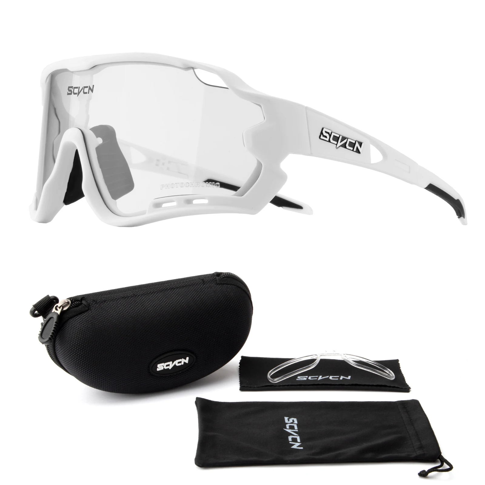 2022 мужские женские фотохромные велосипедные очки с 1 линзой для горного