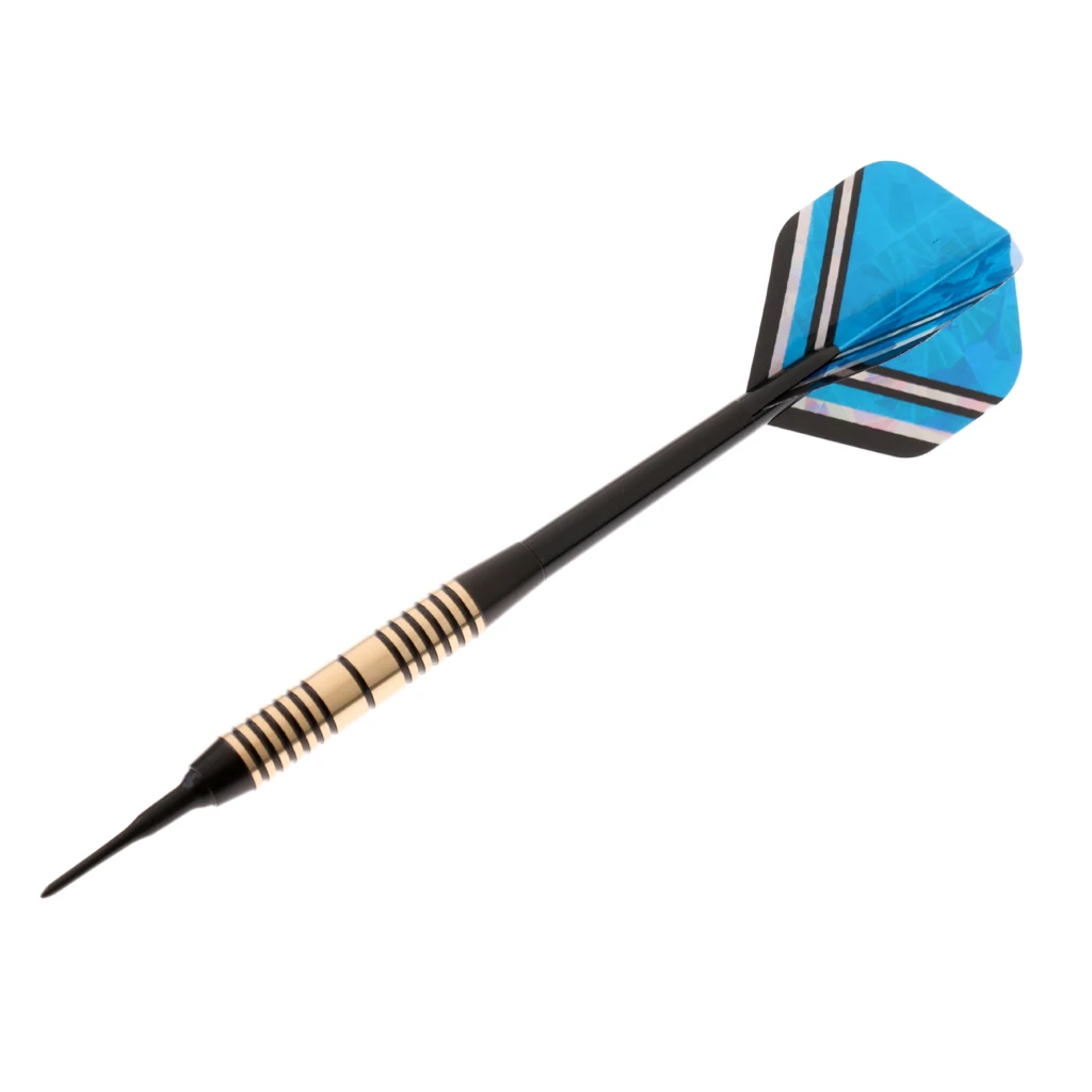 

3 Pieces Brass Barrels Soft Tip Darts Electronic Darts With Dart Case