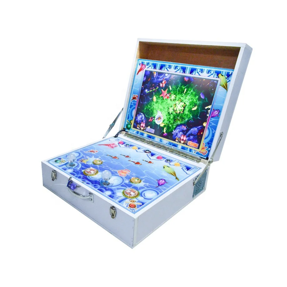 

California Inexpensive 2 Player Mini Fish Game Gambling Table 26 in 1 Fishing Game Machine with Shipping