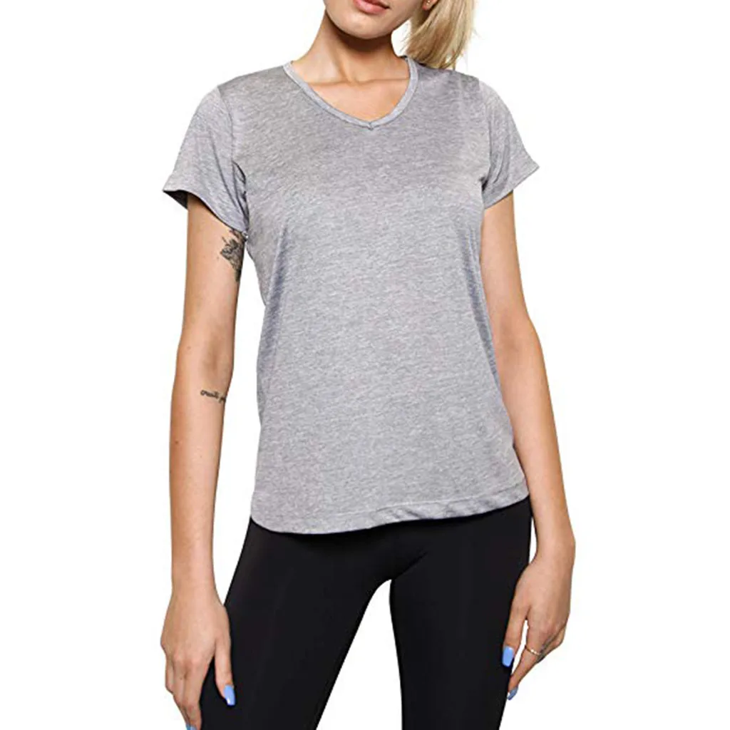 

5PCS Women Pregnancy Clothes Pregnant Ladies Pregnant Women Short Sleeve Yoga Tops Women Sports Solid Tops Summer Sportswear