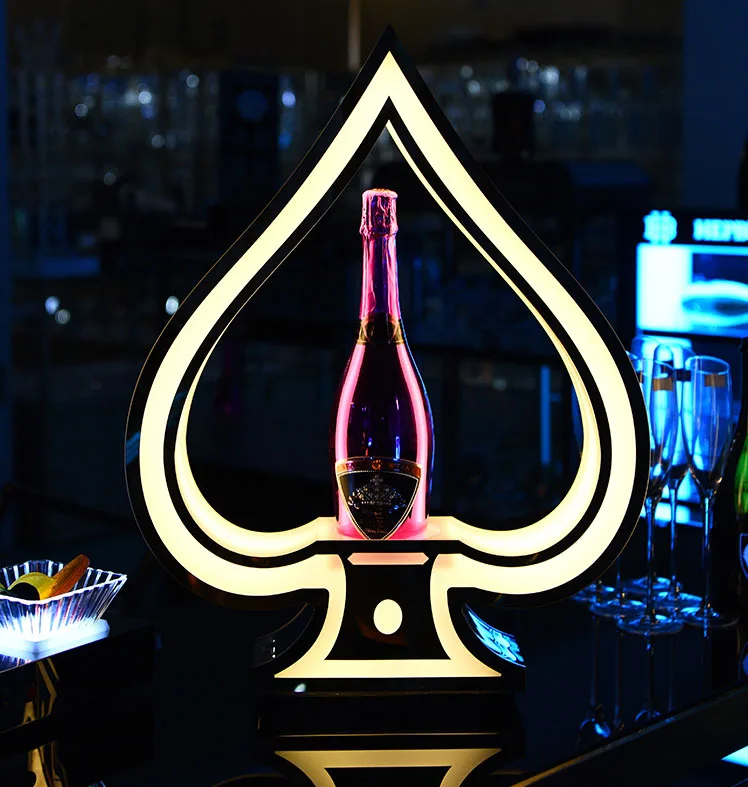 Логотип на заказ прославитель вип сервис Ace of Spade бутылка шампанского Презентер