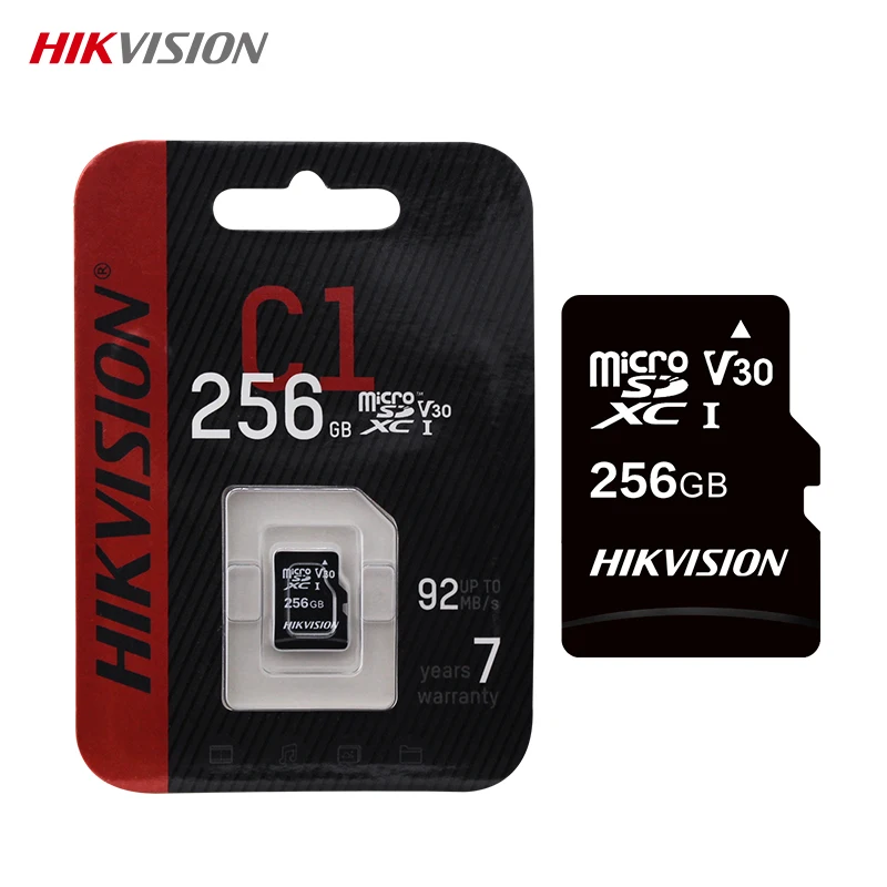 Карта памяти MicroSD HIKVISION 8 ГБ 16 32 64 128 256 до 92 МБ/с. карта MicroSDHC/XC TF для телефона |