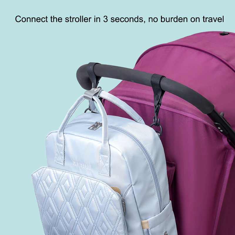 

Baby Diaper Backpacks Long-term Insulation Newborn Milk Bottle Bag Premium Fabric Infant Nappy Storage Bags Free changing pad