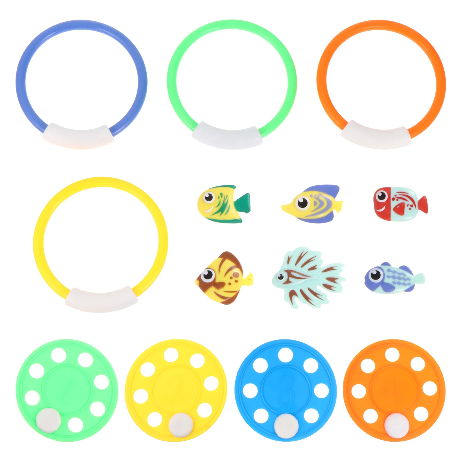 

3 Sets Underwater Diving Pool Toys Pool Diving Toys Underwater Submersible Toys