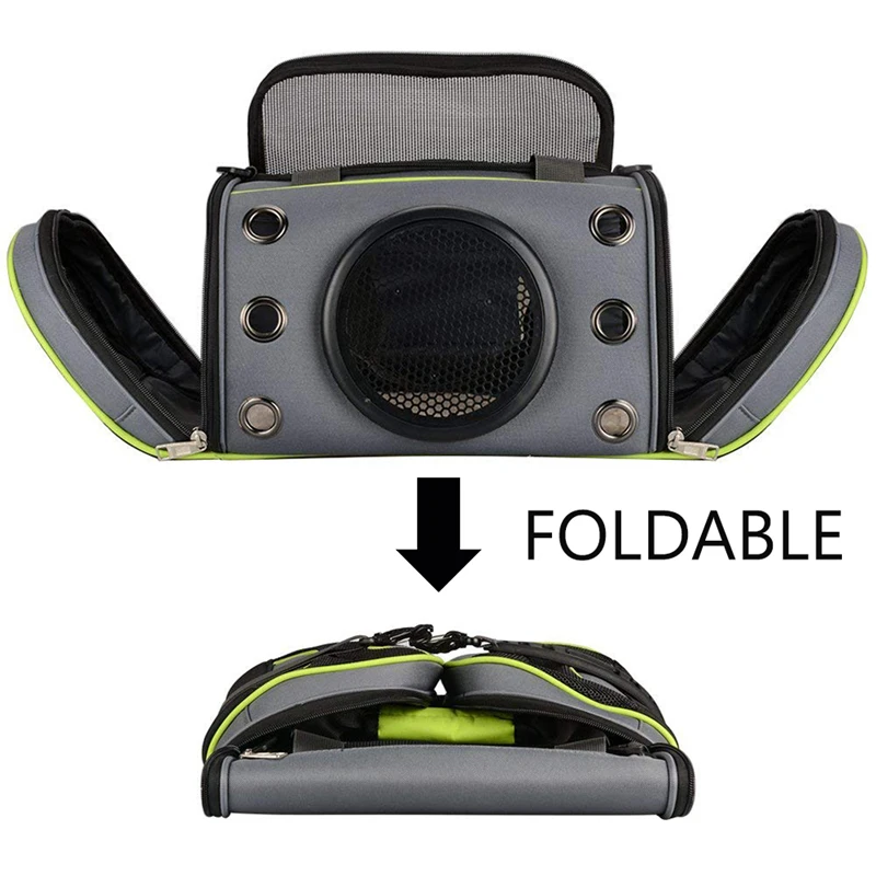 Портативный рюкзак переноска для домашних животных дышащий светильник складная