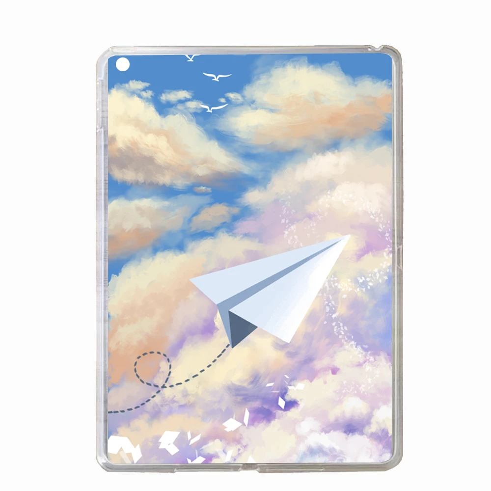 Мягкий чехол из ТПУ для Apple iPad 10,2(7th поколения) A2200 A2198 A2232 10,2-дюймовый печати силиконовый защитный чехол с подставкой