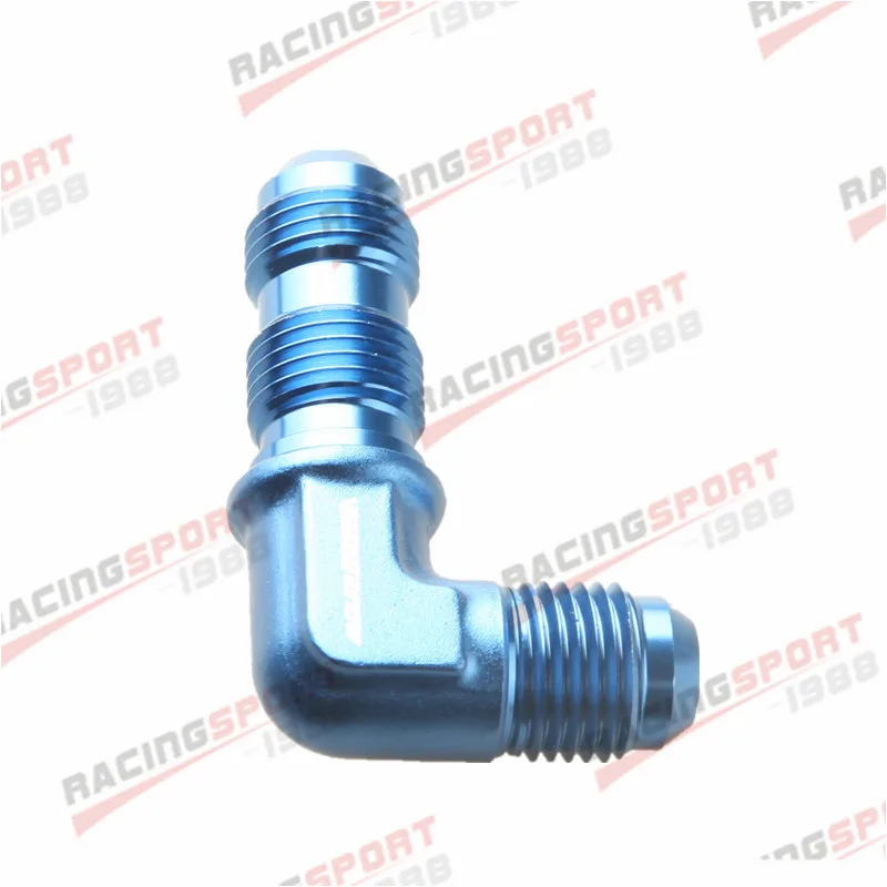 AN 6 90 градусов перегородка фитинг Алюминиевый адаптер синий|adapter fitting|an6 90an6 fitting |