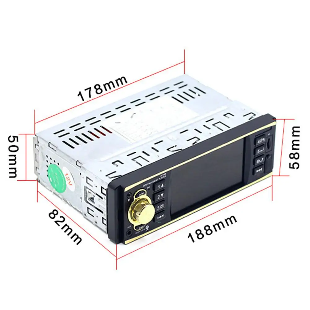 

4019B Car Radio 4.1 inch In Dash Bluetooth USB TF Card USB U Disk MP5 Player Card and Steering Wheel Remote Controller