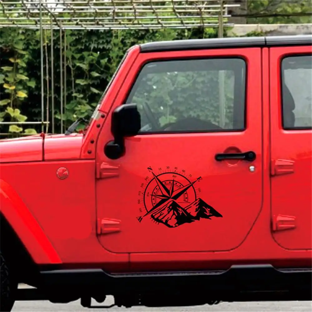 Новинка 100% Виниловая наклейка для автомобиля черная графическая внедорожника