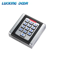 waterproof metal access control outdoor key 2000 users rfid access control system with backlight keypad metal 125khz card reader
