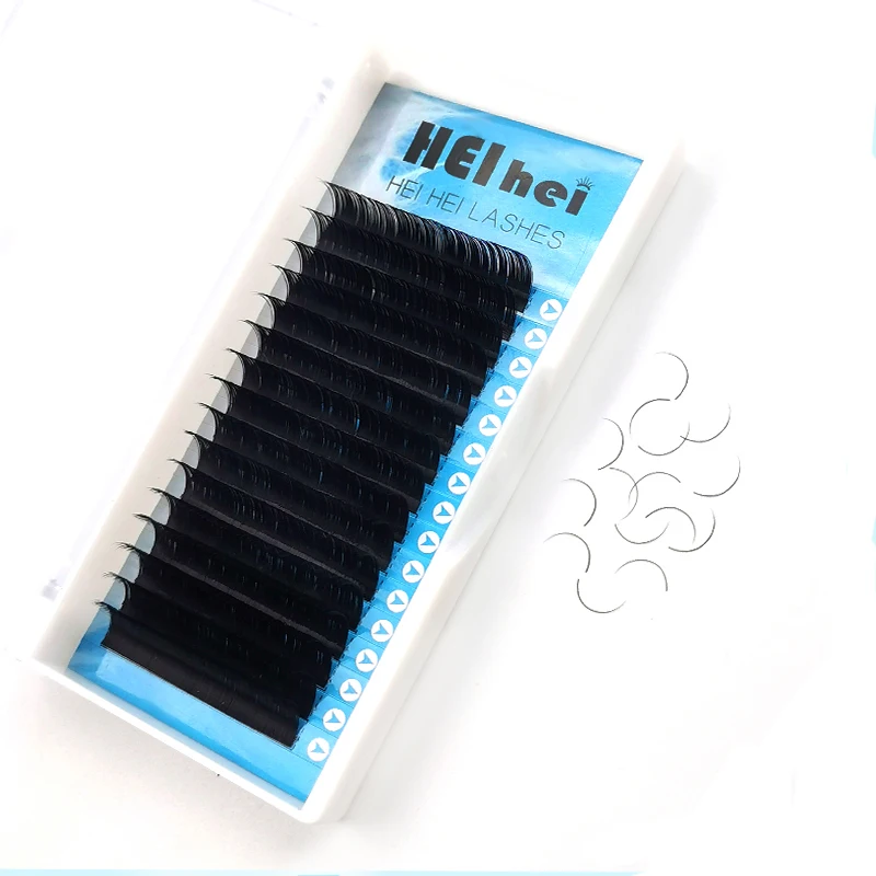 Шелковые волоконные ресницы для наращивания классические Индивидуальные