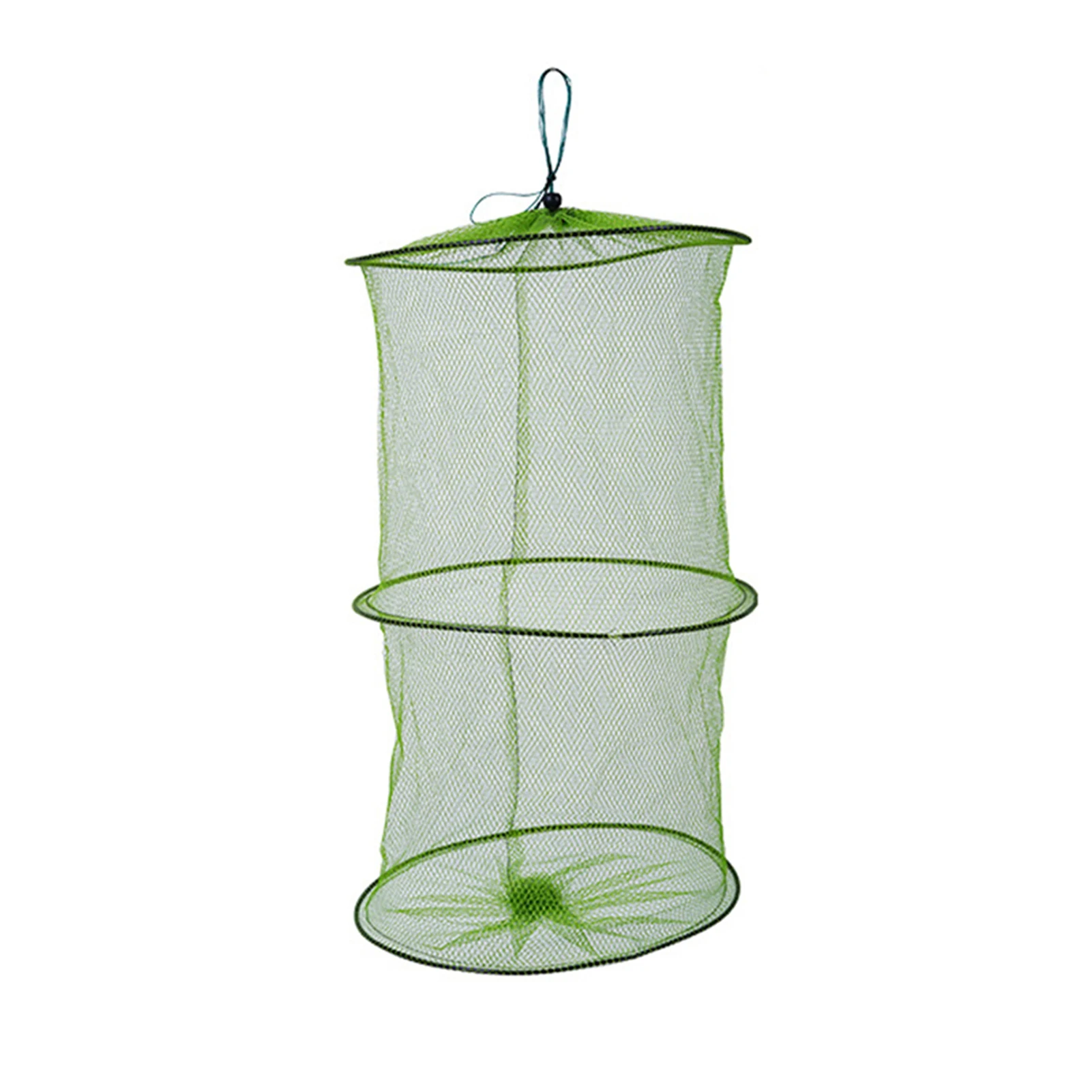 Складная рыболовная сеть случайного цвета прочная долговечная портативная