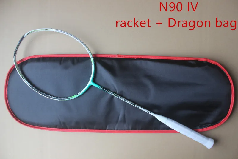 N90 4 Dragon bag N90IV N90-3 ракетки для бадминтона nano углеродистая Высококачественная N90-4 ракетка для бадминтона - Цвет: N90 4 Dragon bag