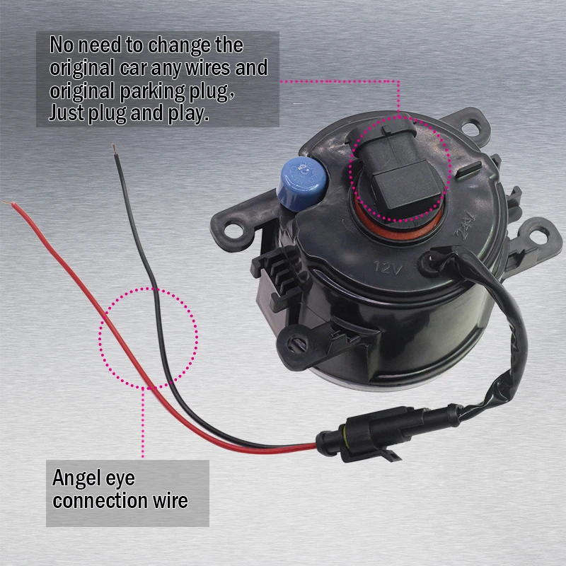 Cawanerl 2 шт. стайлинга автомобилей Светодиодный светильник передние