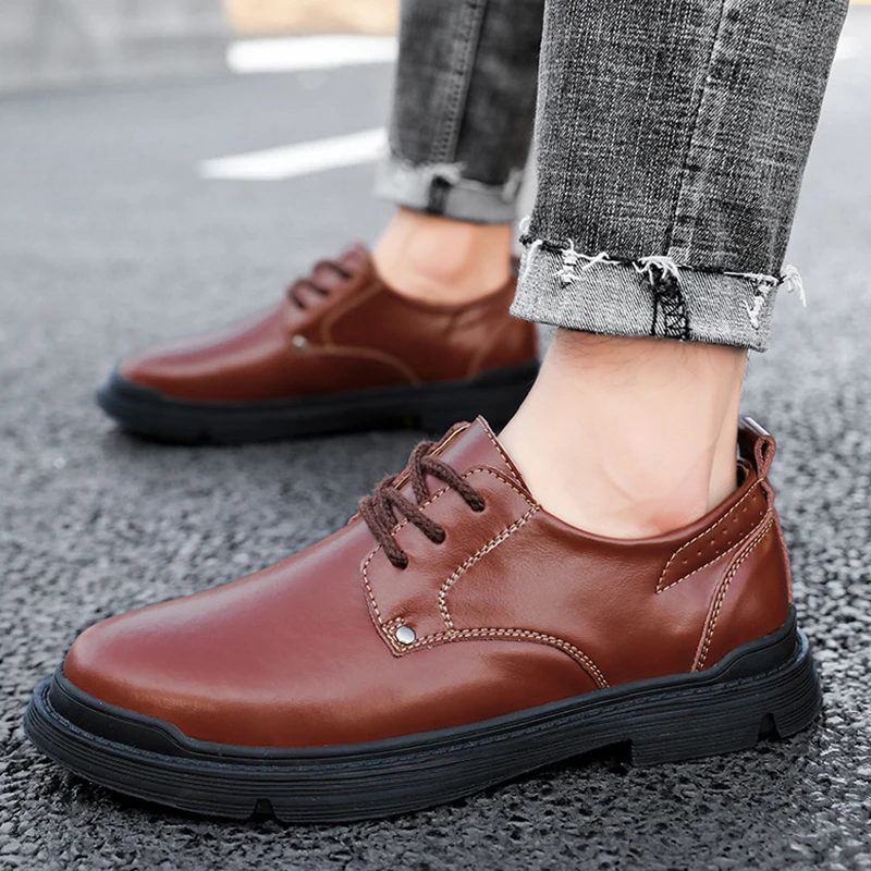 

REETENE Big Size 46 Driving Shoes Male Fashion Men'S Casual Shoes Breathable Leather Men Loafers Soft Comfort Shoes For Men