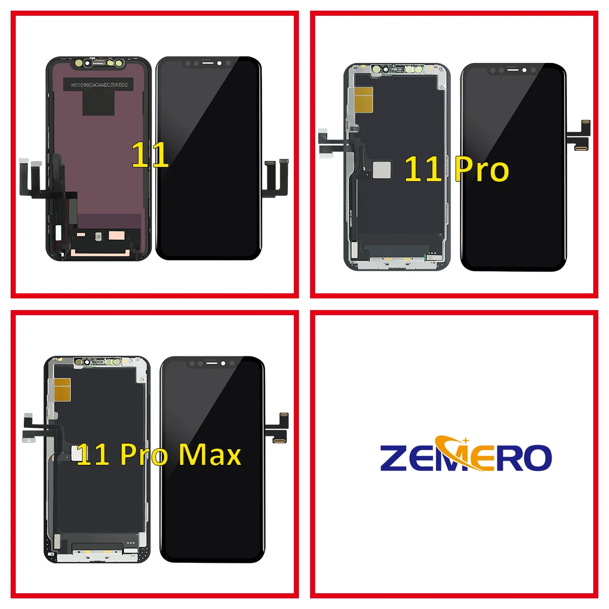 1 Piece Touch Digitizer Screen Display LCD For iPhone X XR XS 11 Pro Max Assembly enlarge