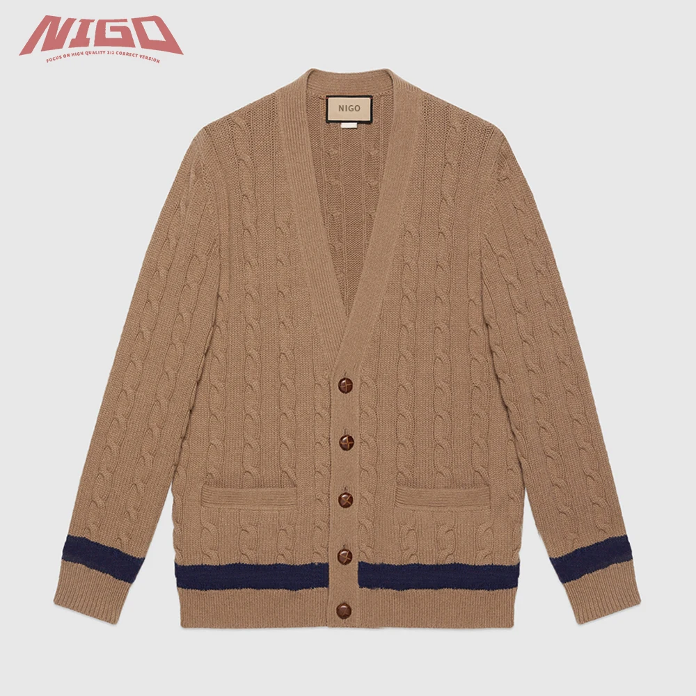 

Вязаный кардиган NIGO с сеткой # nigo3786