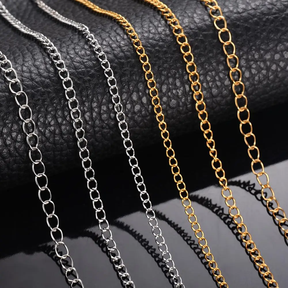 Удлинительная цепь из нержавеющей стали для изготовления ювелирных изделий