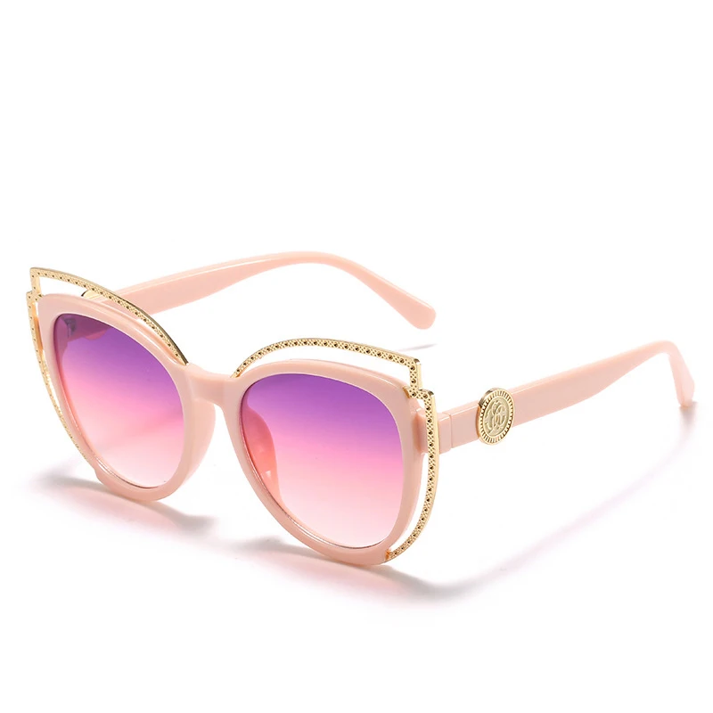 

Fashion Luxury Cat Eye Sunglasses For Women Brand Design Classic Retro Ladies Summer Beach Outdoor Driving Gradient Sun Glasses