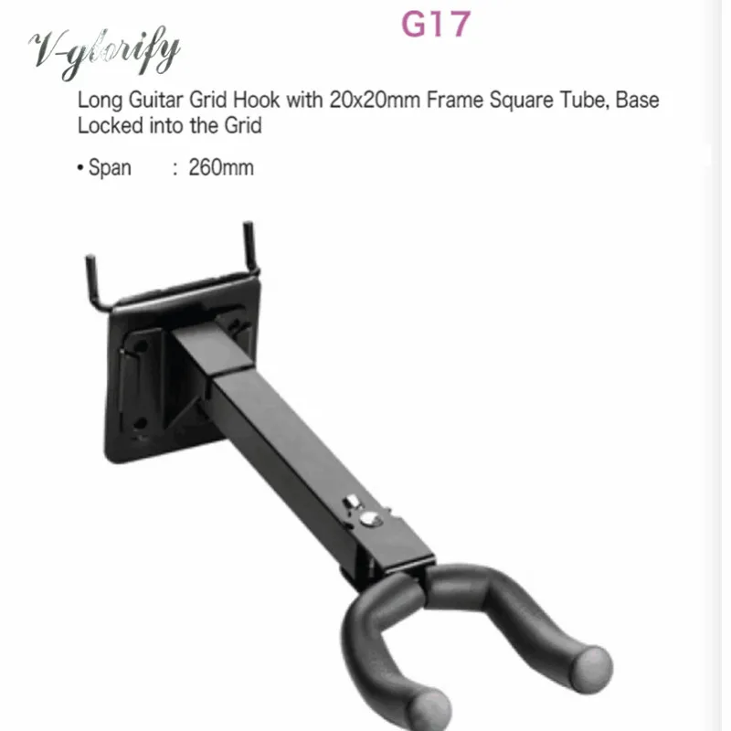 

black long guitar grid hook easy to install for G17 guitar